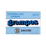 Ficha técnica e caractérísticas do produto Grampo 24/10 Galvanizado Rapid Cx.C/5000 Bacchi