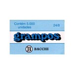 Ficha técnica e caractérísticas do produto Grampo 24/8 Galvanizado Rapid Cx.C/5000 Bacchi