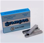 Ficha técnica e caractérísticas do produto Grampo 23/8 Galvanizado Caixa com 5000 Unidades Bacchi