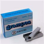 Ficha técnica e caractérísticas do produto Grampo 9/10 Galvanizado Caixa com 5000 Unidades para 50 Folhas Bacchi
