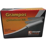 Ficha técnica e caractérísticas do produto Grampo para Grampeador 23/8 Galvanizado 5000 Grampos - Comprasjau