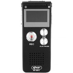 Ficha técnica e caractérísticas do produto Gravador de Voz Digital 8gb Escuta Telefonica Mp3 Kp-801 - Knup