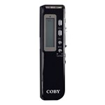 Ficha técnica e caractérísticas do produto Gravador Digital de Voz, Telefônico e MP3 Player com 4 GB Preta - CVR20 - Coby