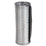 Ficha técnica e caractérísticas do produto Guiro Percussão Luen 25cm X 4" de Alumínio Frizado e Baqueta Vassourinha