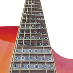 Ficha técnica e caractérísticas do produto Guitar Note Sticker Decalques De Nota De Guitarra Fretboard Fingerboard Frets Map Sticker For Beginner Learner