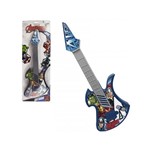 Guitarra Acustica Violão Infantil Criança Vingadores Avengers Marvel Grande 42cm - Etitoys