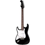 Guitarra Canhota Stratocaster STS001 Eagle Preta