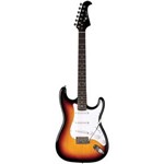 Ficha técnica e caractérísticas do produto Guitarra Canhota Stratocaster STS001 Eagle Sunburst