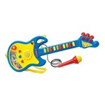Guitarra com Microfone e Luzes DM Toys