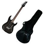 Guitarra de 6 Cordas Braço Maple 22 Trastes + Capa para Guitarra Simples Corino - Luen - Ibanez