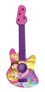 Ficha técnica e caractérísticas do produto Guitarra de Brinquedo Princesas Instrumento Musical Criança - Etitoys