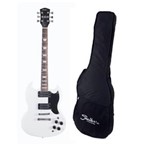 Ficha técnica e caractérísticas do produto Guitarra Detroit Shelter Det305Gb W Branca Captação Dupla Bag