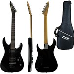 Ficha técnica e caractérísticas do produto Guitarra Double Cutaway Esp Ltd M10 Blk Preta com Bag