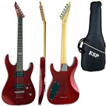Ficha técnica e caractérísticas do produto Guitarra Double Cutaway ESP LTD M10 CAR Vermelha com Bag