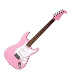 Guitarra Eagle Sts001 3s Strato Rosa