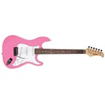 Guitarra Elétrica 39" 6 Cordas Pink ST-111 Waldman