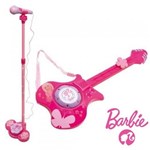 Ficha técnica e caractérísticas do produto Guitarra Elétrica e Microfone com Amplificador da Barbie - Barbie