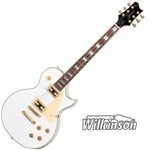 Ficha técnica e caractérísticas do produto Guitarra Elétrica GLD150G WT Branca Golden Cap. Wilkinson