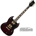 Ficha técnica e caractérísticas do produto Guitarra Elétrica Gsd180G Trwn Trans Wine Golden Cap. Wilkinson