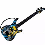 Ficha técnica e caractérísticas do produto Guitarra Elétrica Infantil Batman C/ Som Corda de Aço Paleta - Fun