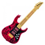 Ficha técnica e caractérísticas do produto Guitarra Elétrica Infantil Show Rosa Toyng