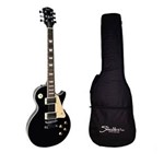 Ficha técnica e caractérísticas do produto Guitarra Elétrica Les Paul Shelter Nashville 2 Humbuckers Preta Bag