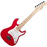 Ficha técnica e caractérísticas do produto Guitarra Elétrica Strato Infantil Vermelha Vcg120 Vogga