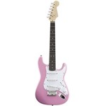 Ficha técnica e caractérísticas do produto Guitarra Elétrica Stratocaster com Afinador Rosa ST-1T PK - Phoenix