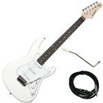 Ficha técnica e caractérísticas do produto Guitarra Elétrica Stratocaster EGS216 WH Branca Strinberg