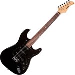 Ficha técnica e caractérísticas do produto Guitarra Elétrica Stratocaster Full Black St-111 Waldman