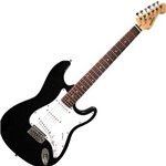 Guitarra Elétrica Stratocaster Preta St309 Harmony