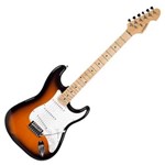 Guitarra Elétrica Stratocaster Standard Sunburst + Branco Mx-7 Gm227 Michael