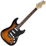 Ficha técnica e caractérísticas do produto Guitarra Elétrica Stratocaster Standard Sunburst Preto Mx-7 Gm227 Michael