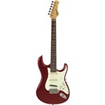 Ficha técnica e caractérísticas do produto Guitarra Elétrica T-805 Tagima Vermelho Metalico Escala Escura Escudo Mint Green