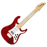 Ficha técnica e caractérísticas do produto Guitarra Elétrica Vermelha Infantil Show Com Efeitos Toyng