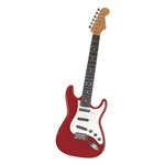 Ficha técnica e caractérísticas do produto Guitarra Eletrônica Musical Infantil Art Brink Vermelha