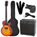 Ficha técnica e caractérísticas do produto Guitarra Epiphone Les Paul Special Kit Completo Cherry Sunburst