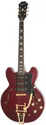 Ficha técnica e caractérísticas do produto Guitarra Epiphone Riviera Custom P93 LTD ED Semi Acústica Wine Red