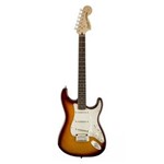 Ficha técnica e caractérísticas do produto Guitarra Fender 032 1670 - Squier Standard Stratocaster Fmt - 520 - Amber Burst