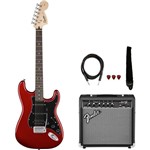 Ficha técnica e caractérísticas do produto Guitarra Fender 030 1814 Squier Affinity SB + Frontman 15