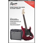 Ficha técnica e caractérísticas do produto Guitarra Fender 030 1814 - Squier Affinity Strat Hss Frontman 15 - 009 - Candy Apple Red - Fender Squier