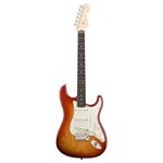 Ficha técnica e caractérísticas do produto Guitarra Fender 011 9300 - Am Deluxe Ash Stratocaster - 731 - Aged Cherry Sunburst