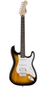 Ficha técnica e caractérísticas do produto Guitarra FENDER 037 1005 - Squier Bullets Strat HT HSS LR - 532 - Brown SunBurst 10490457
