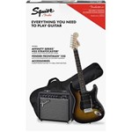Ficha técnica e caractérísticas do produto Guitarra Fender 037 1824 - Squier Affinity Strat Hss Frontman 15G - 032 - Brown Sunburst