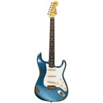 Ficha técnica e caractérísticas do produto Guitarra Fender 60s Stratocaster Heavy Relic Custom Built Blue Sparkle