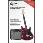 Ficha técnica e caractérísticas do produto Guitarra Fender Squier Affinity Strat Hss Frontman 15 Candy Apple Red