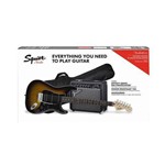 Ficha técnica e caractérísticas do produto Guitarra Fender - Squier Affinity Strat Hss Frontman 15g - Brown Sunburst