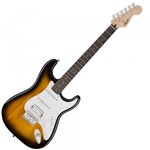 Ficha técnica e caractérísticas do produto Guitarra Fender Squier Bullet Strato HSS Marrom Brown Sunburst Escudo Branco 3 Captadores - Fender