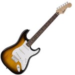 Ficha técnica e caractérísticas do produto Guitarra Fender Squier Bullet Strato HT Brown Sunburst com Escudo Branco 3 Captadores Single Coil