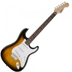 Ficha técnica e caractérísticas do produto Guitarra Fender Squier Bullet Strato HT Brown Sunburst Escudo Branco 3 Captador Single Coil - Fender
